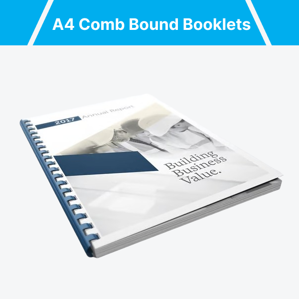 A4 Comb Bound Booklets
