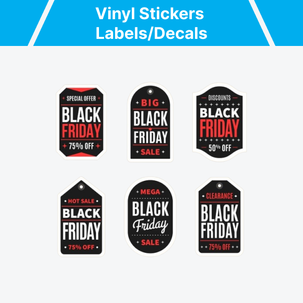 Vinyl Stickers Labels/Decals